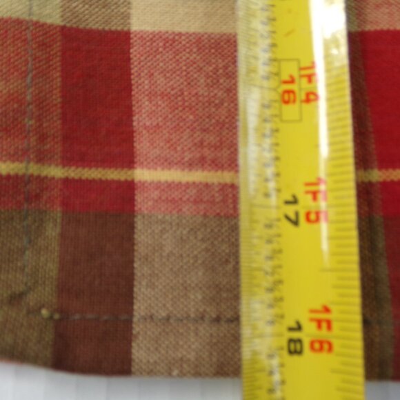 Cloth Fall Thanksgiving Holiday Napkins Plaid 3 Park Designs - Picture 6 of 6